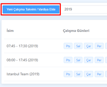 Yeni Çalışma Takvimi Düzenleme Nasıl Yapılır Görseli