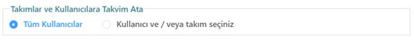 Yeni Çalışma Takvimi Ekleme Nasıl Yapılır